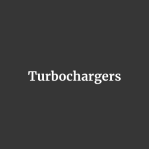 Turbochargers