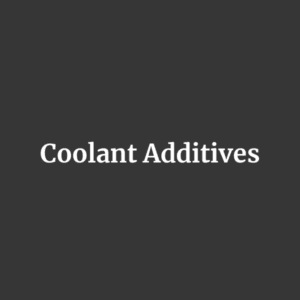 Coolant Additives